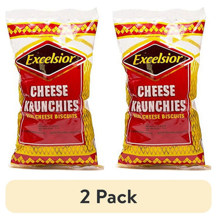 Cheese Krunchies Real Cheese Biscuits, 3.98 Oz- Excelsior