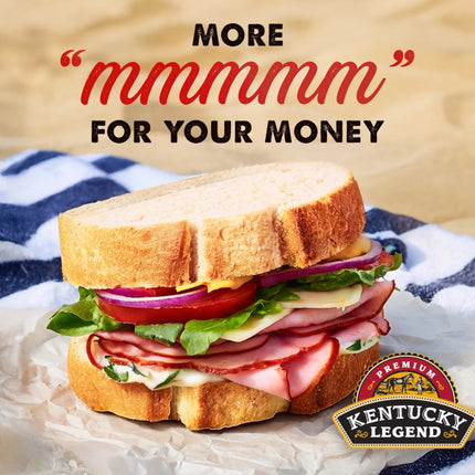 Kentucky Legend Brown Sugar Quarter Boneless Ham, Sliced, Fully Cooked, 1.5-2.0 Lb