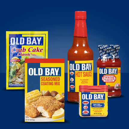 OLD BAY Gluten Free 30% Less Sodium Seasoning, 2.0 Oz Can