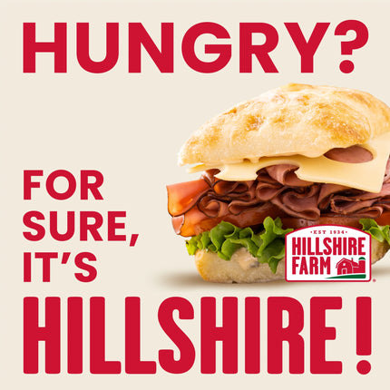 Hillshire Farm Ultra Thin Sliced Roast Beef Deli Lunch Meat, 7 Oz Plastic Tub