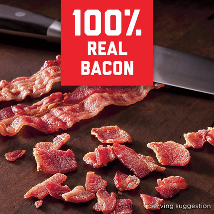 HORMEL Real Bacon Bits Topping, Salad Topping, 25 Calories per Serving, Shelf-Stable, 6 Oz Plastic Pouch