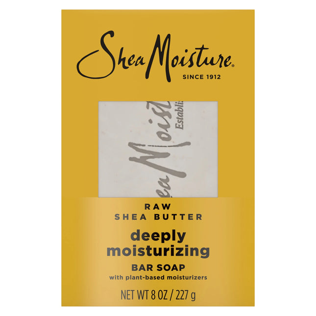 Sheamoisture Bar Soap Raw Shea Butter Moisturizing Bar Soap, 8 Oz
