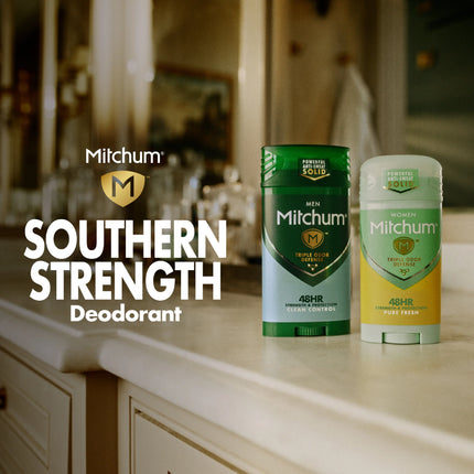 Mitchum Men’S Triple Odor Protection Antiperspirant & Deodorant Gel, Unscented, 2 Pack