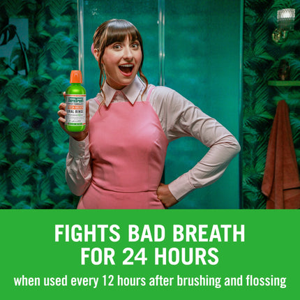 Therabreath Fresh Breath Mouthwash, Mild Mint, Alcohol-Free Mouthwash for Adults, 16 Fl Oz