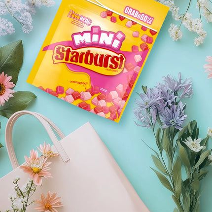 Starburst Favereds Minis Fruit Chewy Candy Grab N Go, 8 Oz Bag