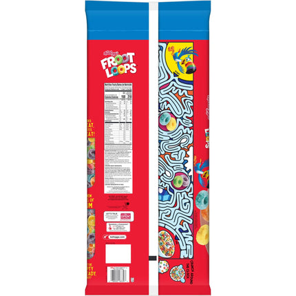 Kellogg'S Froot Loops Breakfast Cereal, Fruit Flavored, Breakfast Snacks with Vitamin C, Original, 32.1Oz Bag (1 Bag)