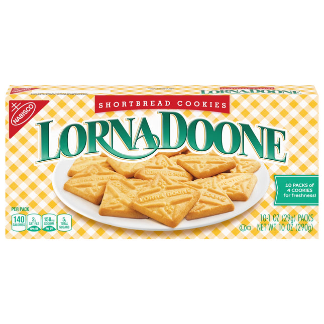 Lorna Doone Shortbread Cookies, 10 Snack Packs (4 Cookies per Pack)