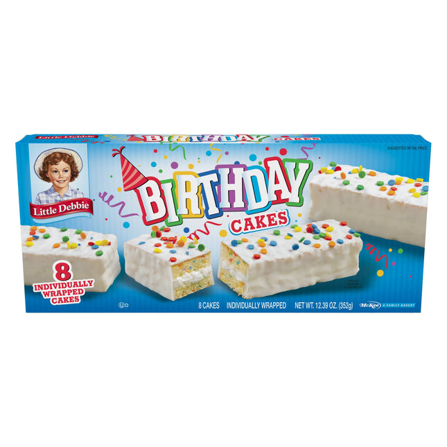Little Debbie Birthday Cakes, 12.39 Oz (8 Count)