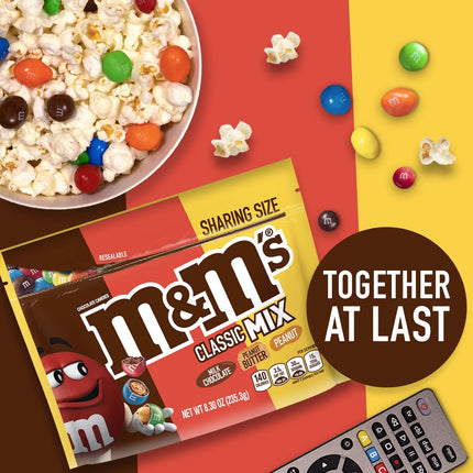 M&M'S Classic Mix Chocolate Candy, Sharing Size - 8.3 Oz Bag