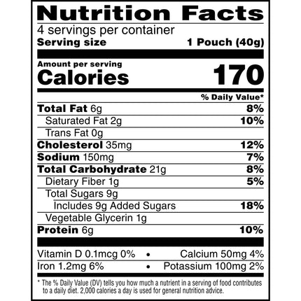 Kellogg'S Nutri-Grain Power-Fulls Chocolate Chip Chewy Soft Baked Oat Bites, Protein Snacks, 5.6 Oz, 4 Count