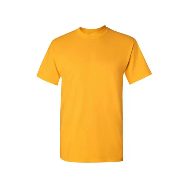 Unisex Cotton T Shirts Gold