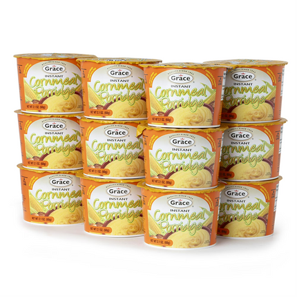 Grace Instant Corn Meal Porridge -12 Pack