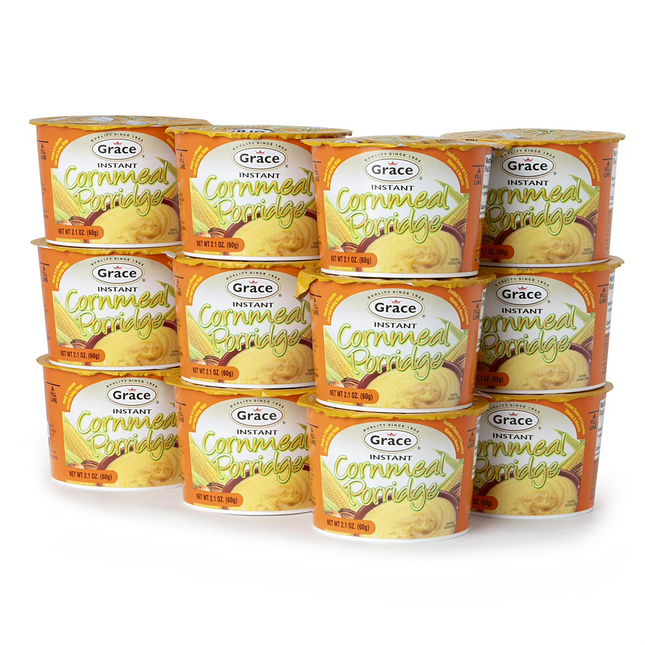 Grace Instant Corn Meal Porridge -12 Pack