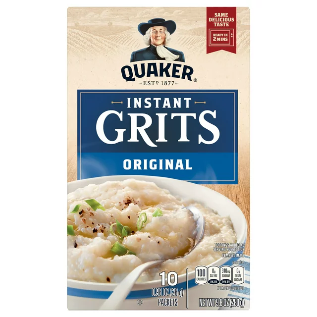 Quaker Instant Grits, Regular, 9.8 oz