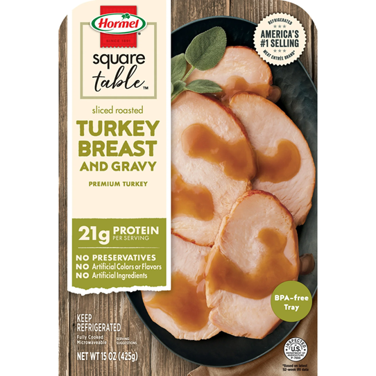 Hormel Sliced Roasted Turkey Breast & Gravy Refrigerated Entrée, 15 oz