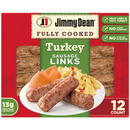 Jimmy Dean Fully Cooked Turkey Sausage Links 9 6 OZ