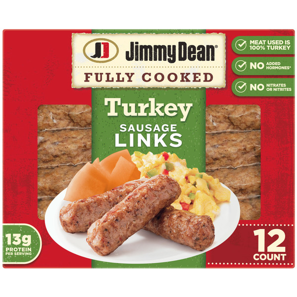Jimmy Dean Fully Cooked Turkey Sausage Links 9 6 OZ