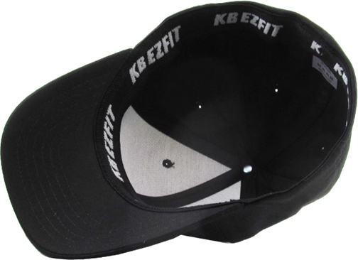 KBE-EZ FIT Stretch Cotton Spandex Headband Hat Black L/XL