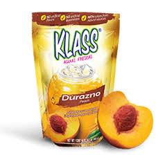 Klass Peach Drink Mix  14.1 oz