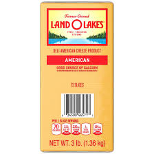 Land O'Lakes Sliced Yellow American Premium Deli Cheese, 3 lbs