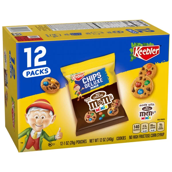 KEEBLER Chips Deluxe Rainbow 12 Pack 12 OZ