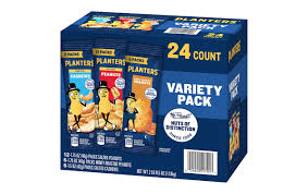Planters Individual Variety Peanuts and Cashews Pack, 24 pk.