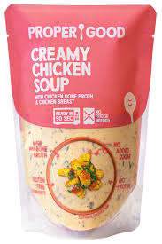 Proper Good Ready to Serve Creamy Chicken Soup, 12 oz, Shelf-Stable