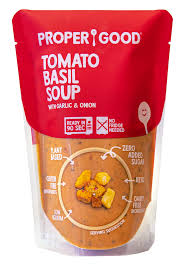 Proper Good Ready to Serve Tomato Basil Soup, 12 oz, Shelf-Stable