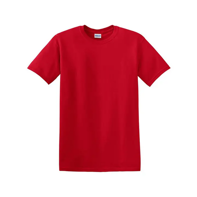 Unisex Cotton T Shirts Red
