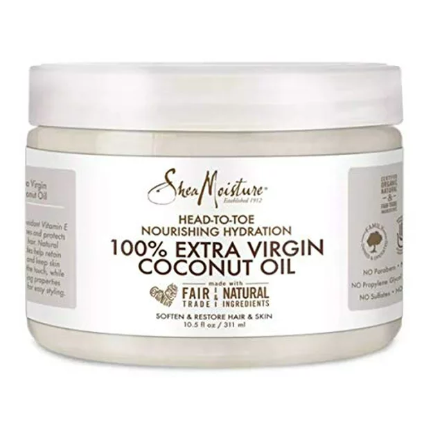 SHEA MOISTURE 100% Extra Virgin Coconut Oil Head to Toe Nourishing Hydration 15 oz