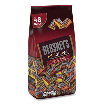 Hershey's Special Dark Chocolate Miniatures, 48 oz.