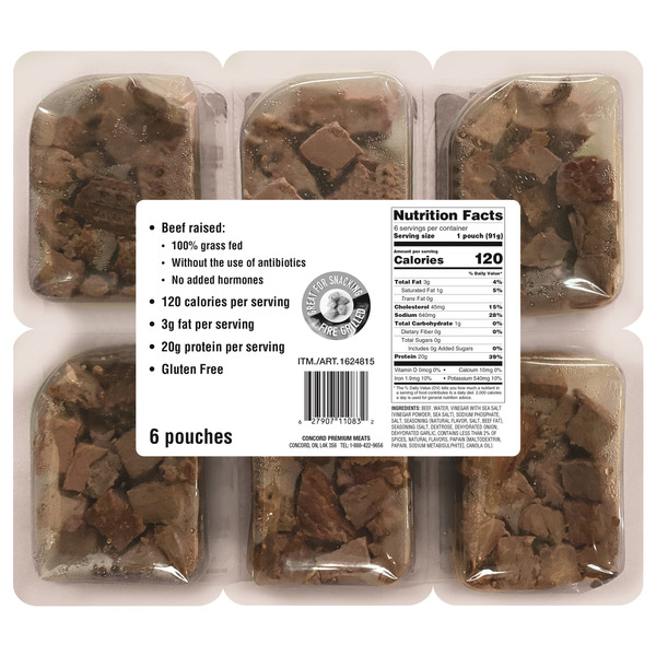 Sirloin Steak Bites, 3.2 oz, 6-count