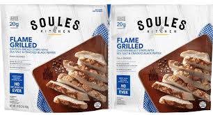 Soules Kitchen flamed Grilled Chicken Strips Twin Pack 32 oz