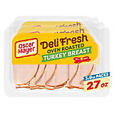 Oscar Mayer Deli Fresh Oven Roasted Turkey Breast Sliced Lunch Meat, 3 pk./9 oz 27 oz