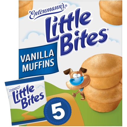 Entenmann's Little Bites, 5 packs, Vanilla Mini Muffins