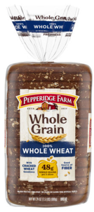 PEPPERIDGE FARM WHOLE WHEAT BREAD 2 PK 24 OZ