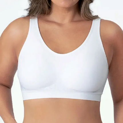 Women Comfortable Body Shaping Bra Without Steel Ring White