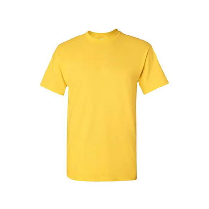 Unisex Cotton T Shirts Yellow