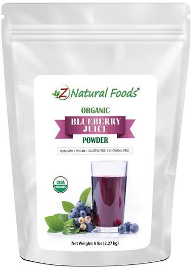 Z Natural Foods Blueberry Juice Powder - Organic 16 oz