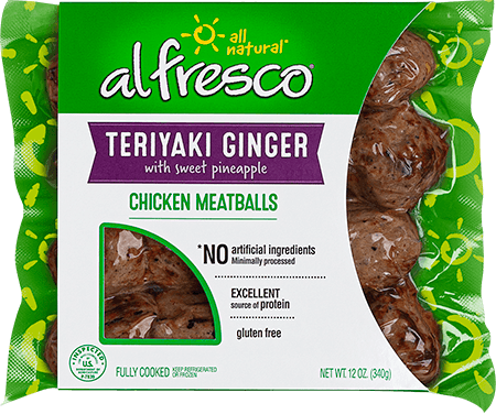 AL fresco Teriyaki Ginger Meatballs