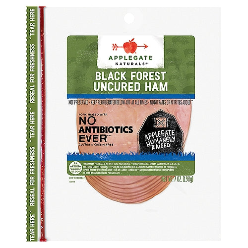 Applegate Naturals Black Forest Uncured Ham, 7 oz