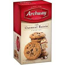 Archway Cookies, Oatmeal Raisin Classic Soft 9.25 Oz