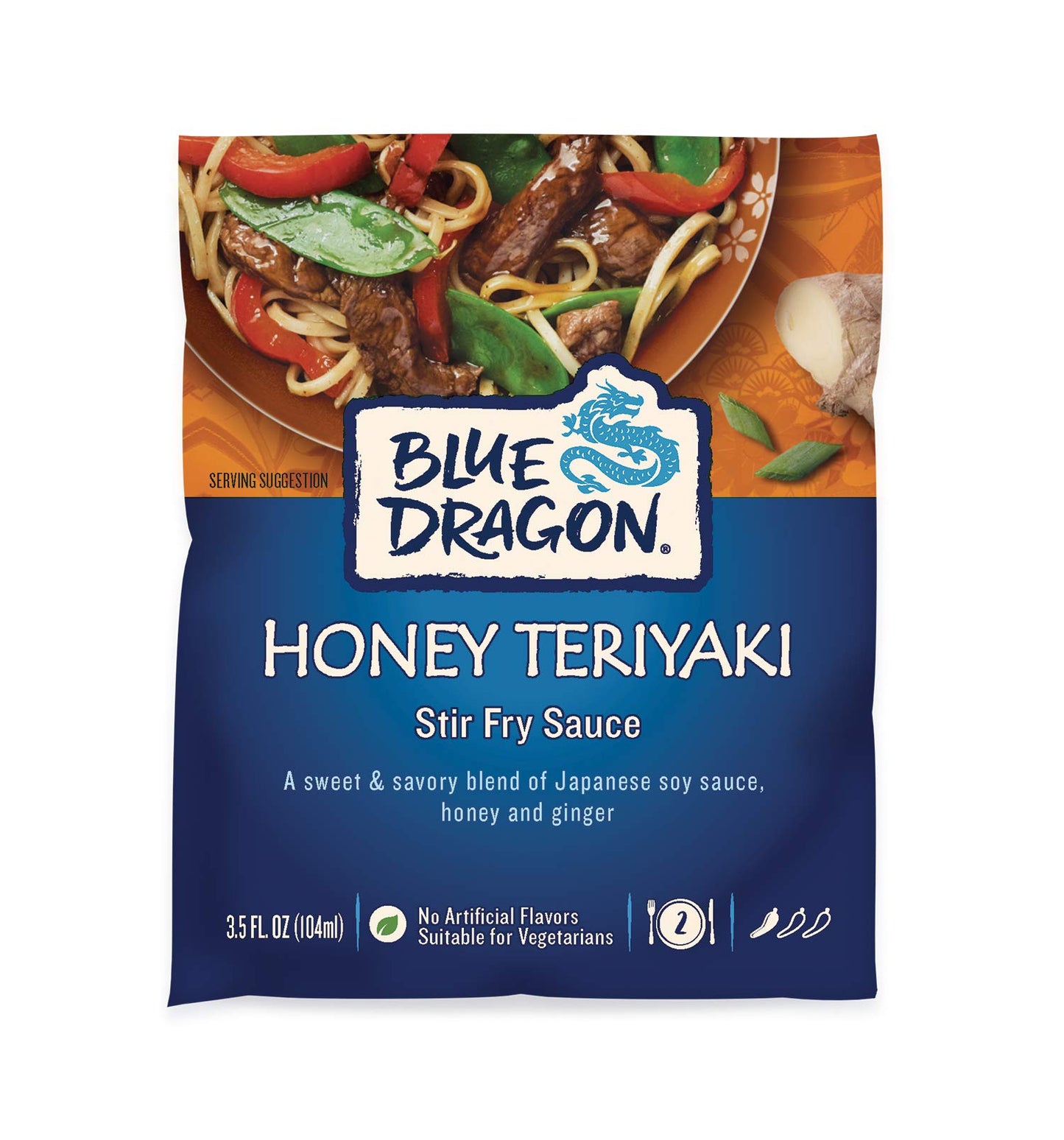 Blue Dragon Stir Fry Sauce, Honey Teriyaki 3.8 OZ