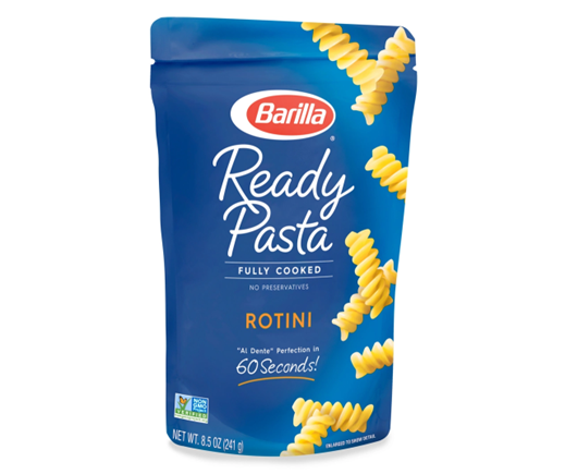 Barilla Rotini Fully Cooked Ready Pasta 8.5 oz. Pouch