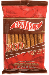 Benzel's Pretzel Rods, 8-oz. Bags
