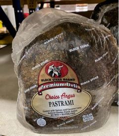 Black Steer Angus Smoked Beef Pastrami, 7-9 lb. avg wt.