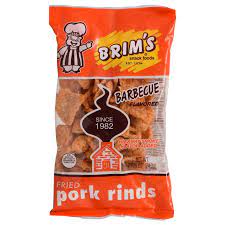 Brim's Fried Barbecue Pork Rinds, 2.635 oz. Bags