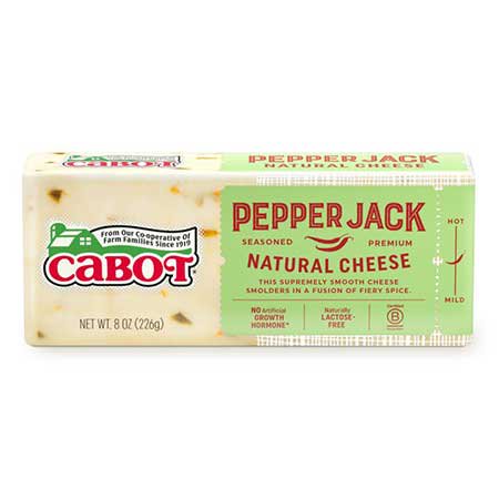 CABOT PEPPER JACK PREMIUM NATURAL CHEESE 8 OZ