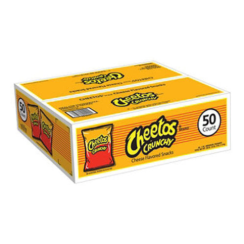 CHEETOS CRUNCHY CHEESE FLAVORED SNACK 50/1 OZ BAGS