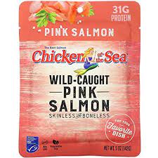 CHICKEN OF THE SEA PINK PREMIUM SKINLESS & BONELESS SALMON 2.5 OZ